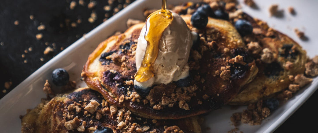 Filson Food: Cast Iron Blueberry Pancakes