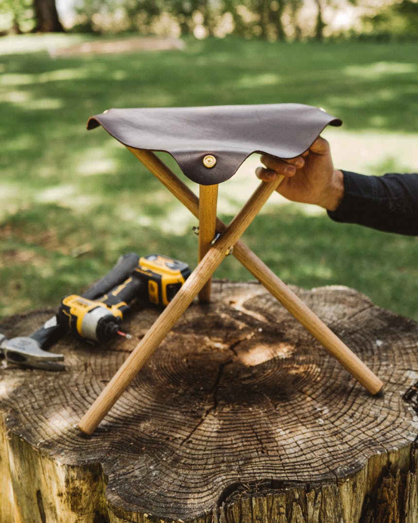DIY 3 Legged Camp Stool