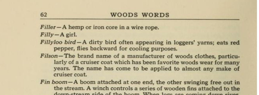Lost Language of American Loggers