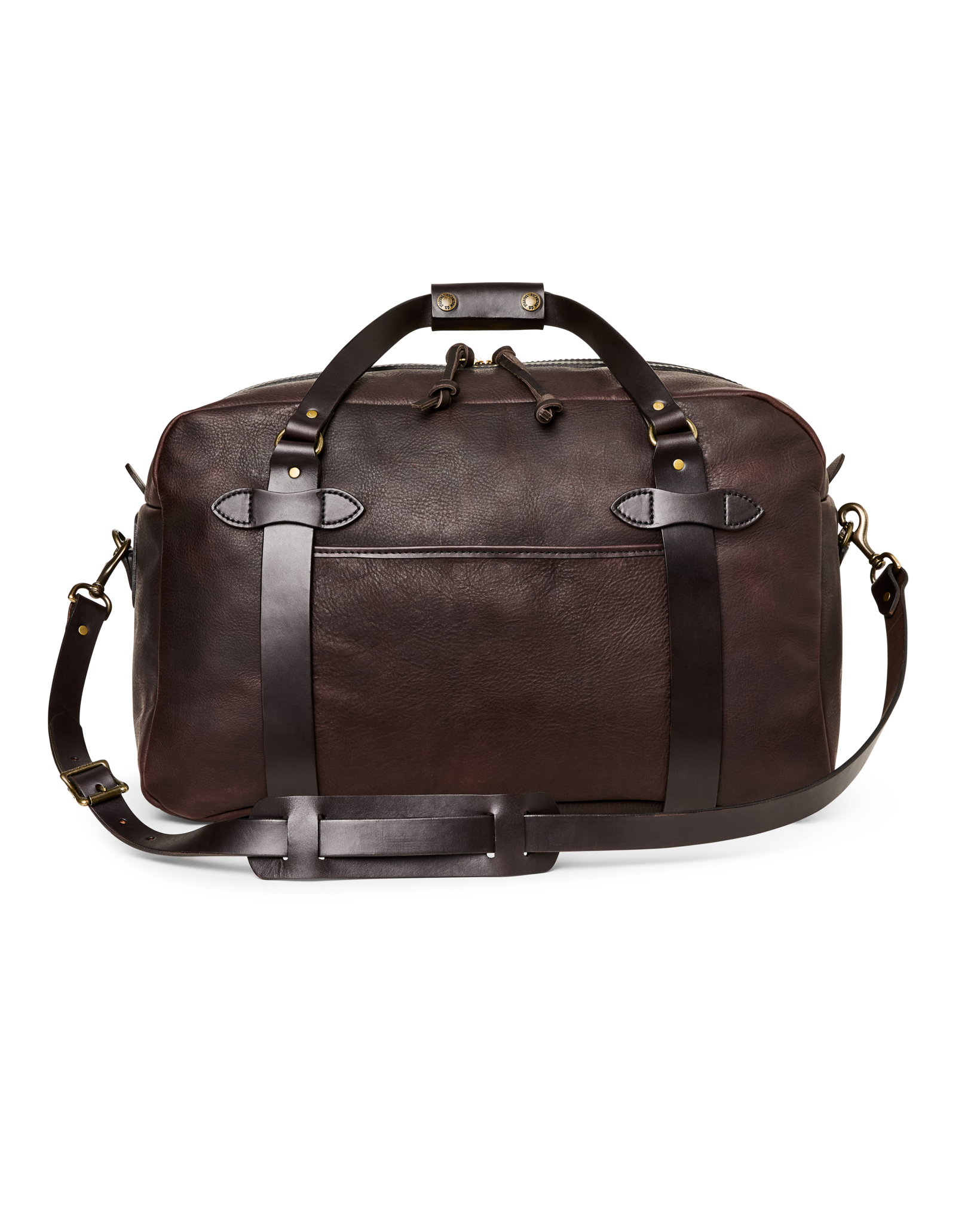 Heritage Leather Medium Duffle Bag - Ballard Brown | Filson