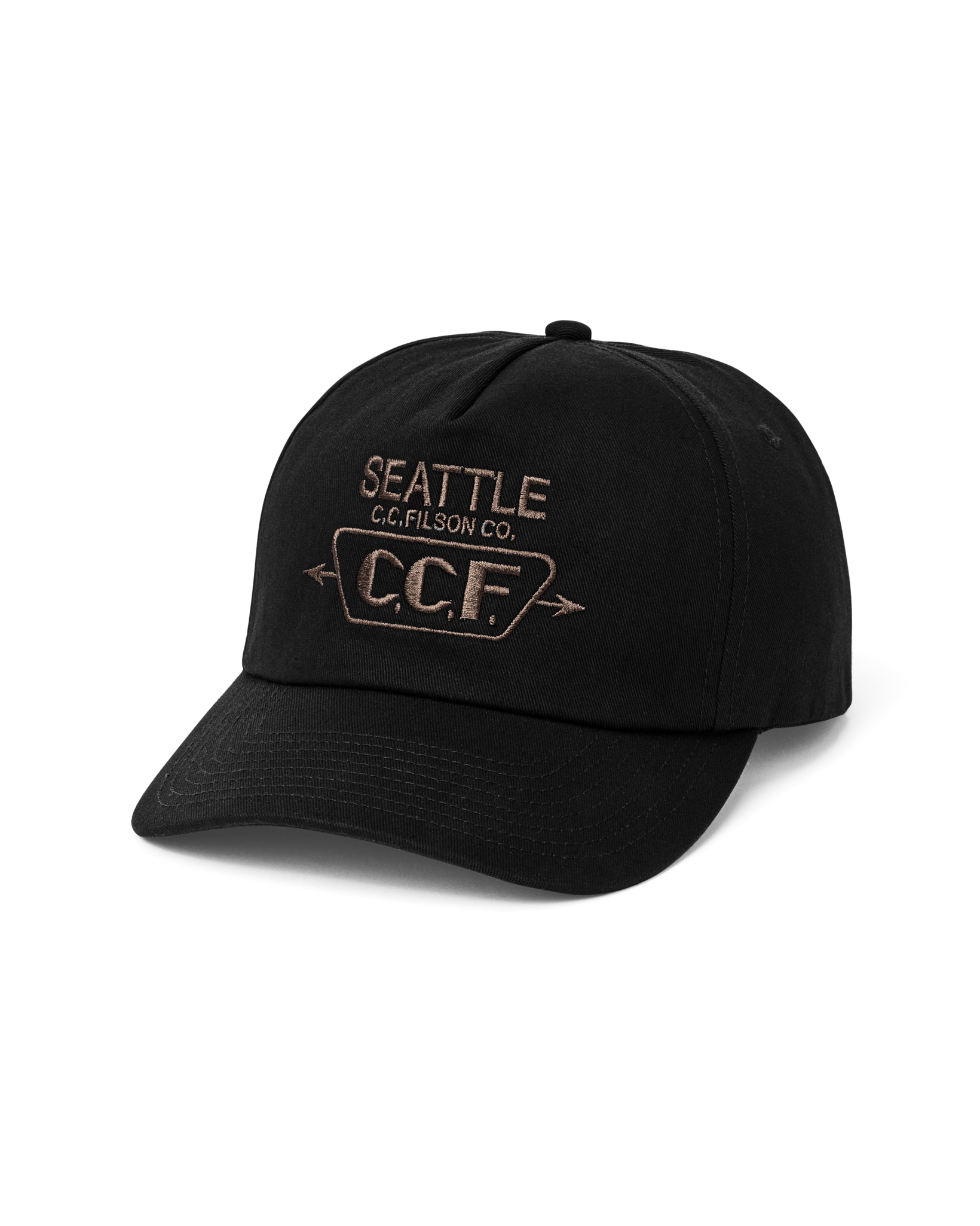 filson キャップ　リップストップ Seattle Graphic Trucker Cap - Black | Filson
