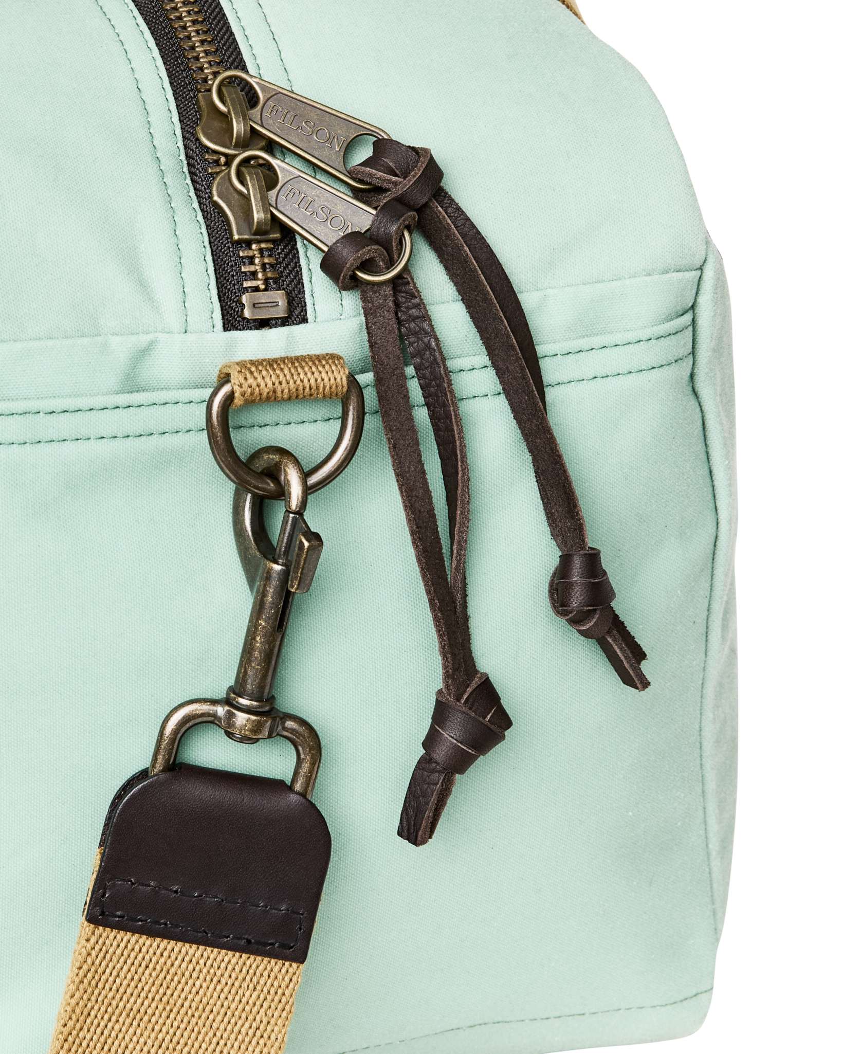 Small Tin Cloth Duffle Bag - Granite Green