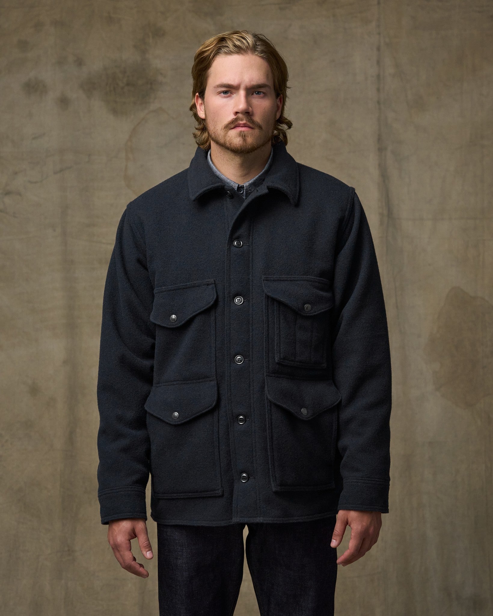 Seattle Wool Cruiser Jacket - Navy | Filson