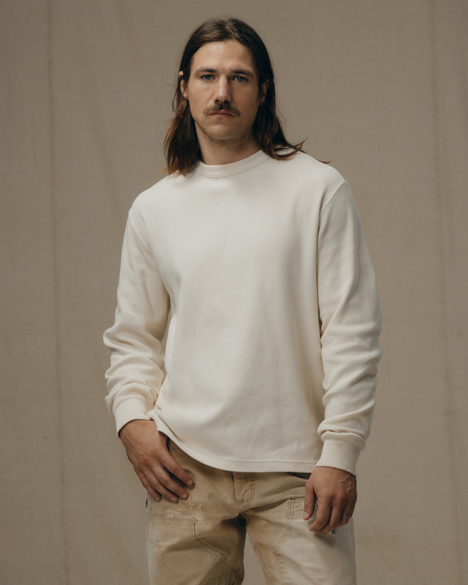 Waffle Knit Thermal Crewneck Filson