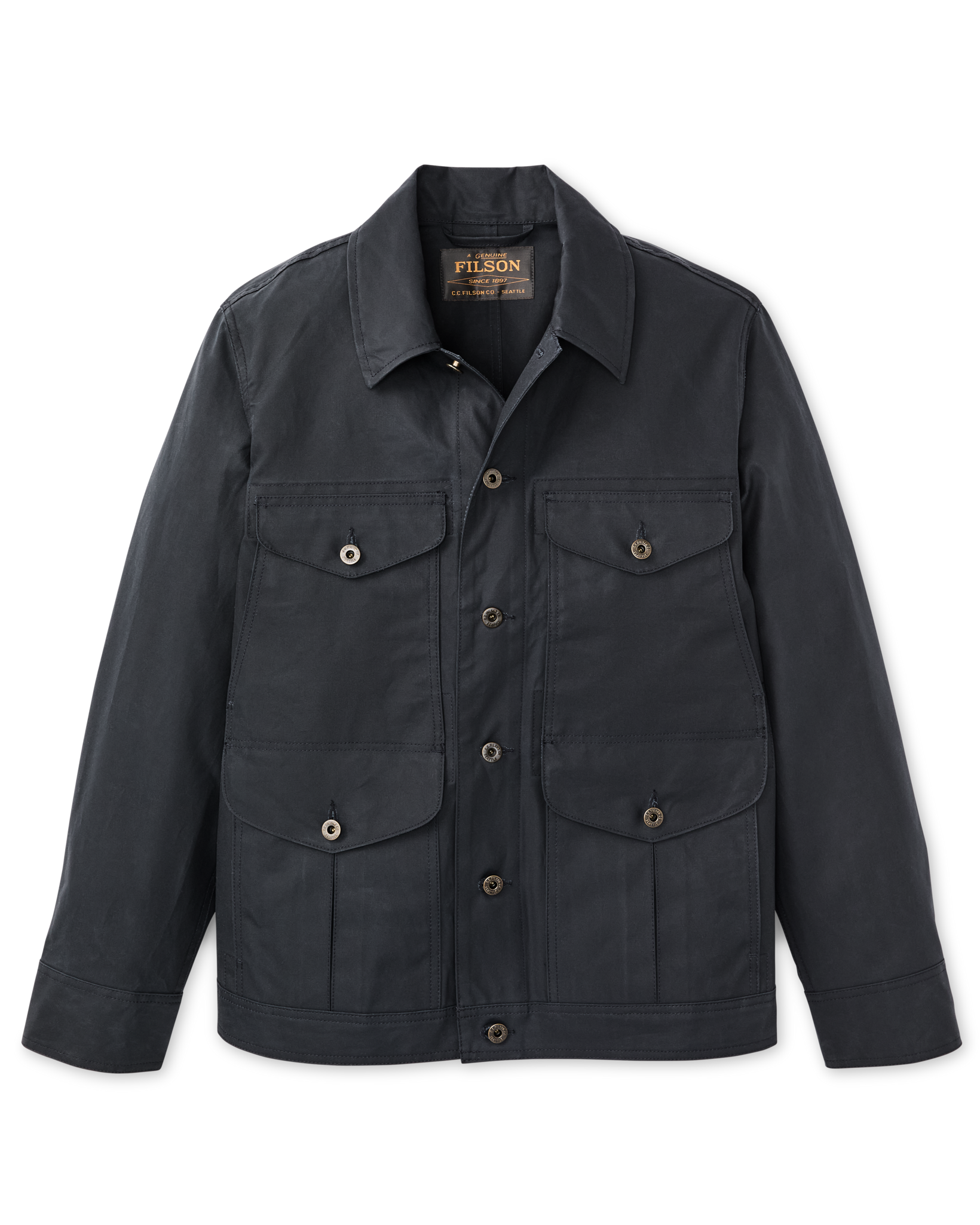 Dry Wax Journeyman Jacket - Navy | Filson