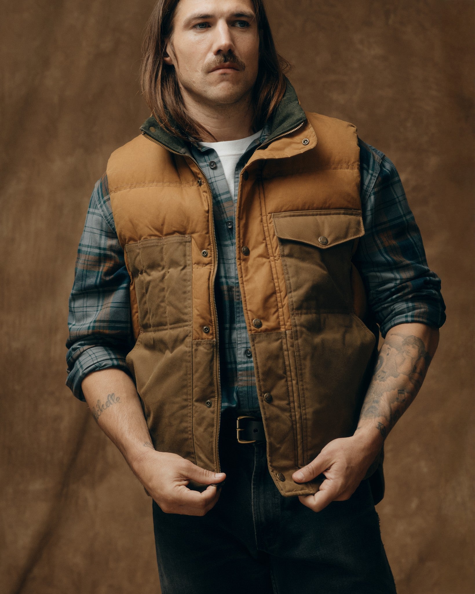 Men's Goose Down Cruiser Vest Filson - Main Image