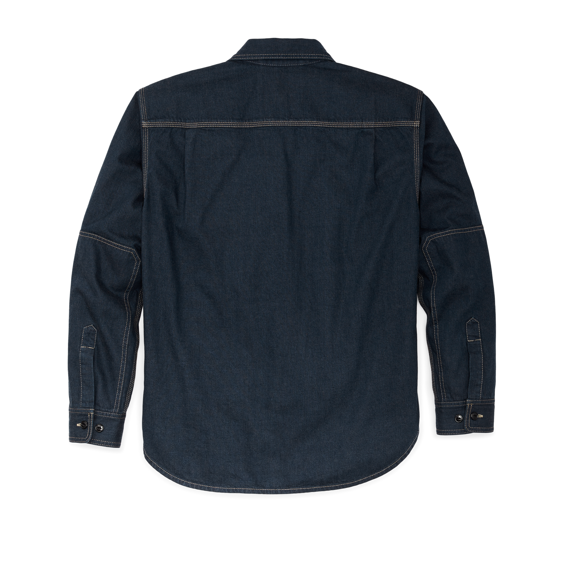 Alternate view of the Filson Denim Work Shirt - Mid-wash Indigo