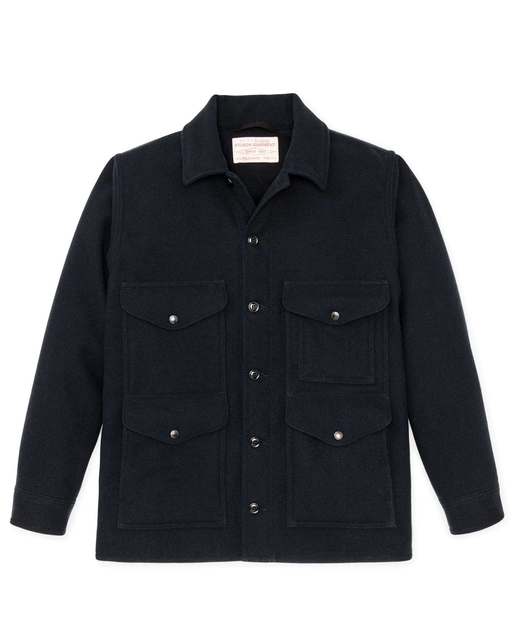 Seattle Wool Cruiser Jacket - Navy | Filson