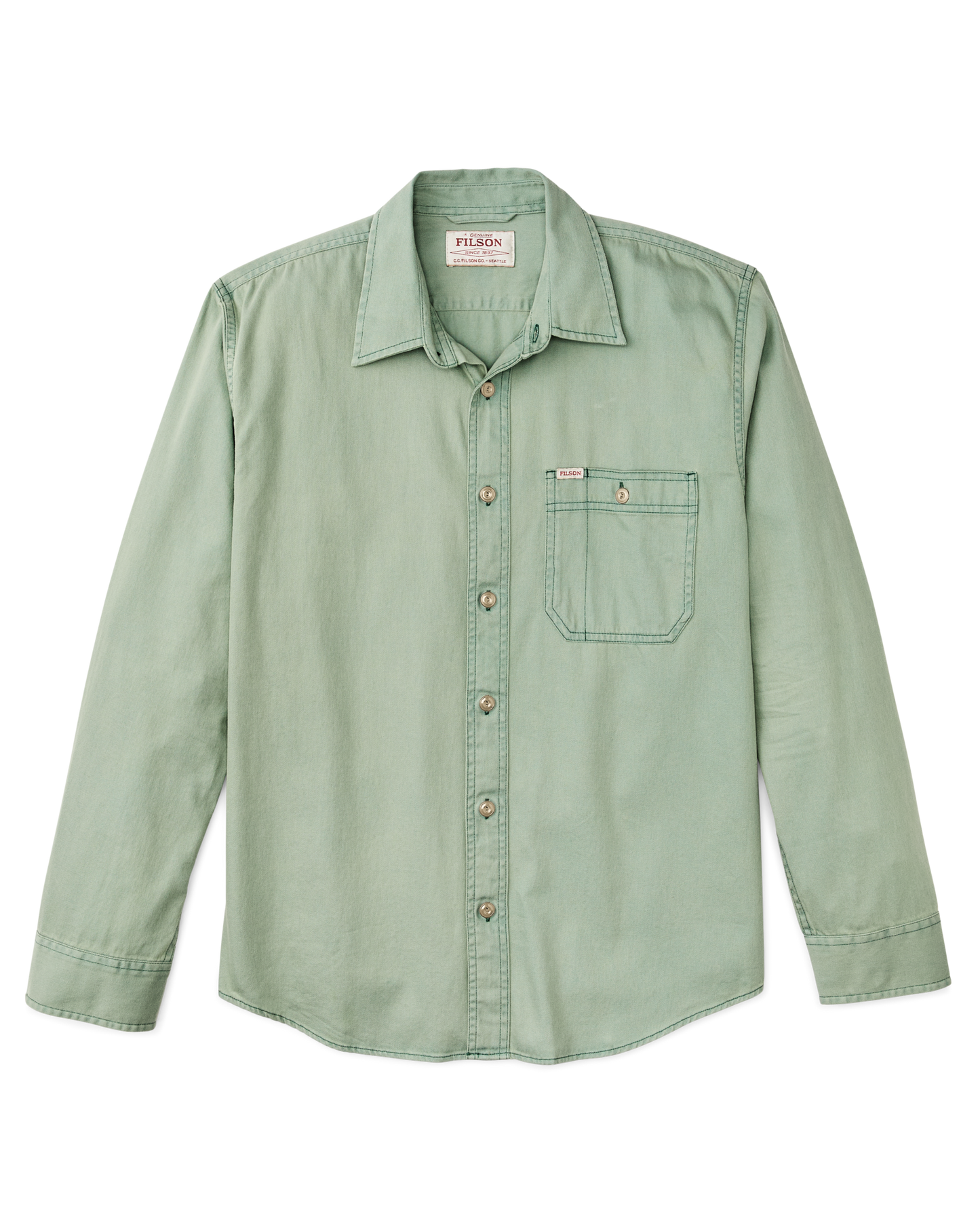 Shipwright Fine Twill Shirt - Flint Green