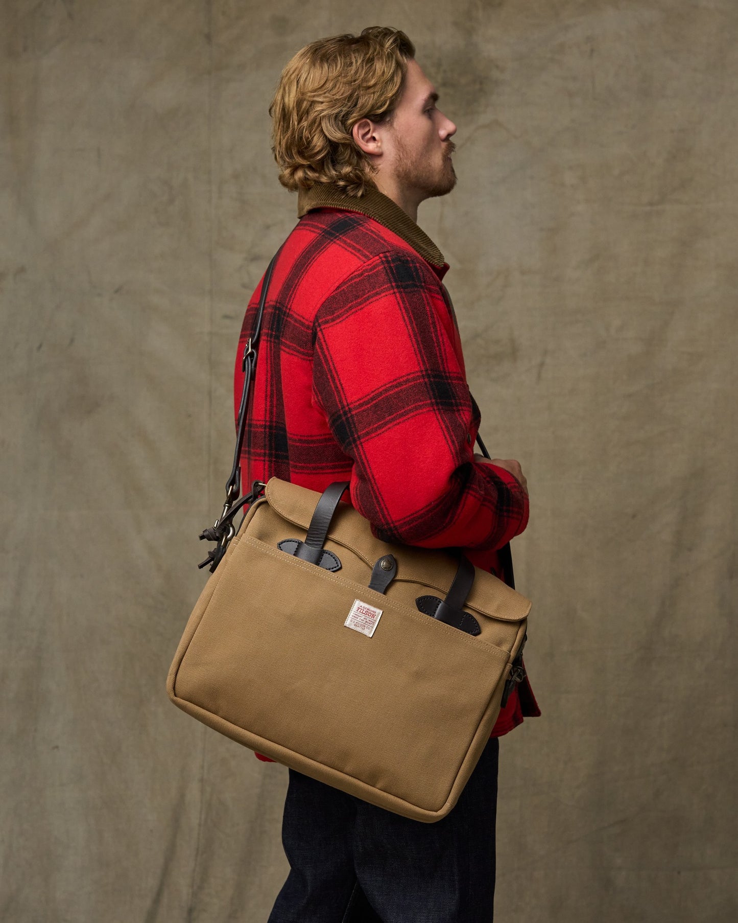 Rugged Twill Original Briefcase - Tan