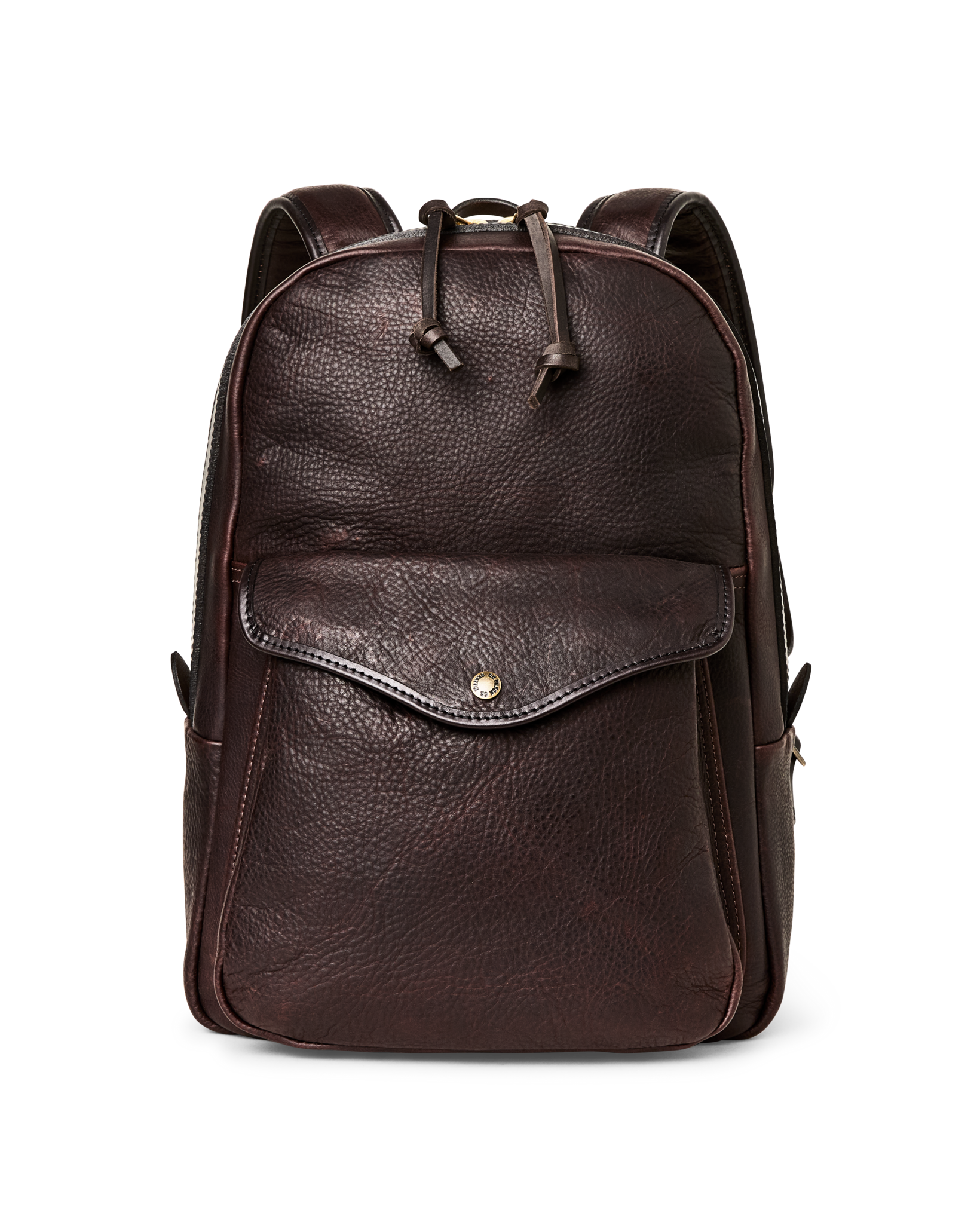 Heritage Leather Journeyman Backpack - Ballard Brown | Filson