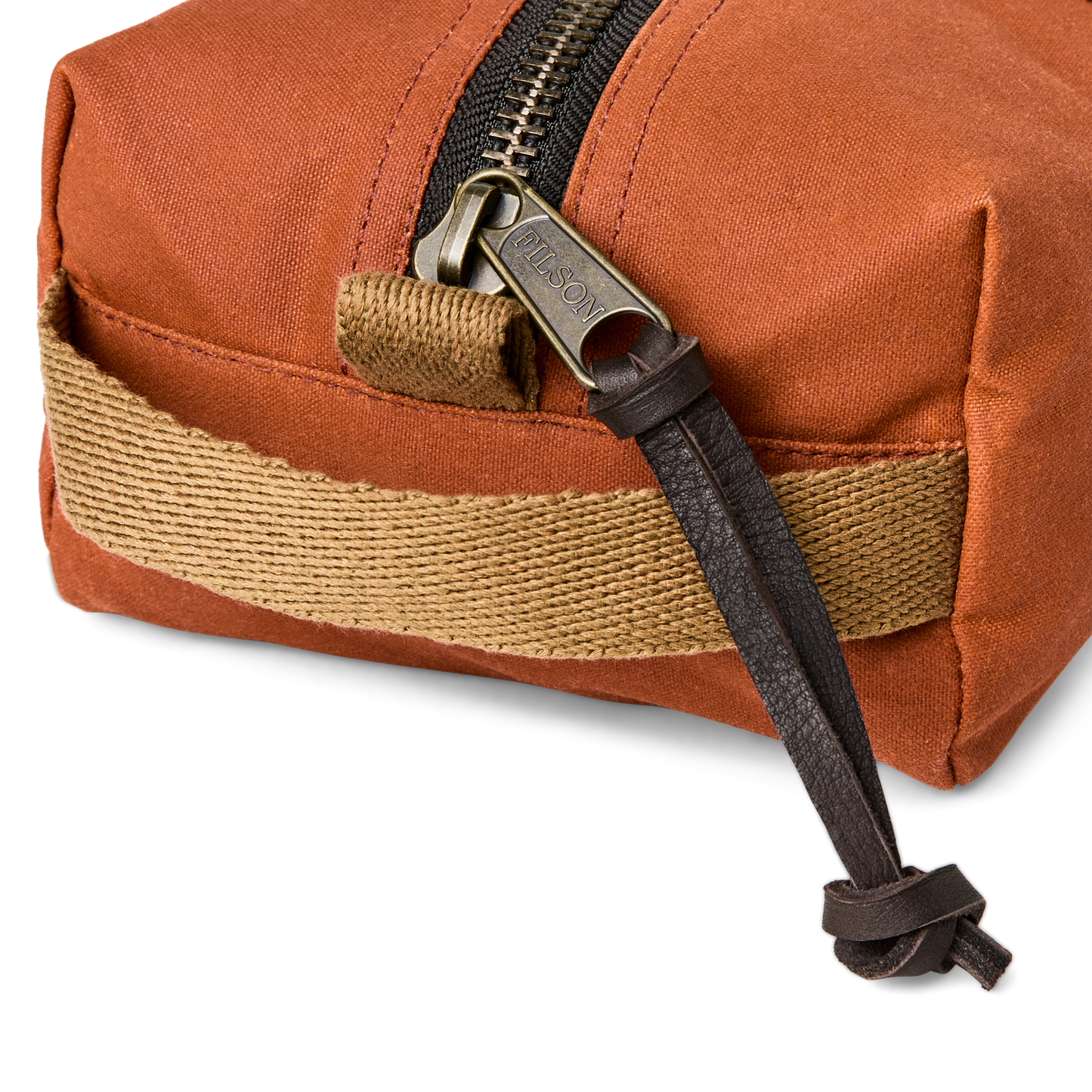 Alternate view of the Filson Tin Cloth Travel Kit - Rust