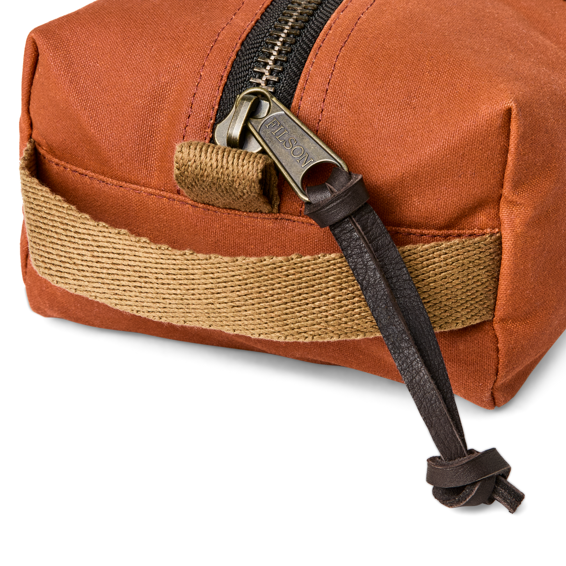 Alternate view of the Filson Tin Cloth Travel Kit - Rust