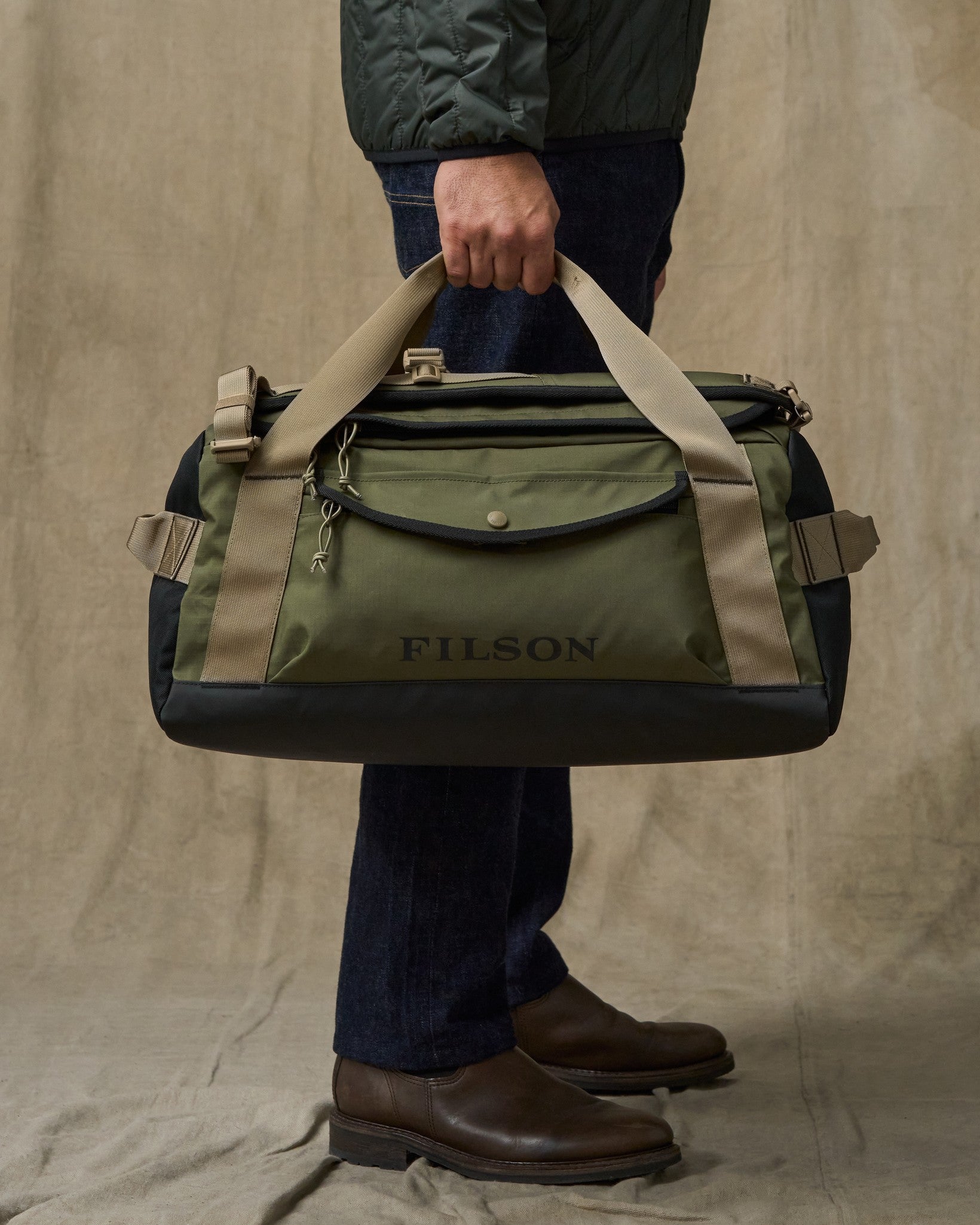 FILSON ボストンバッグ オリーブグリーン All-weather 40l Duffle | Filson