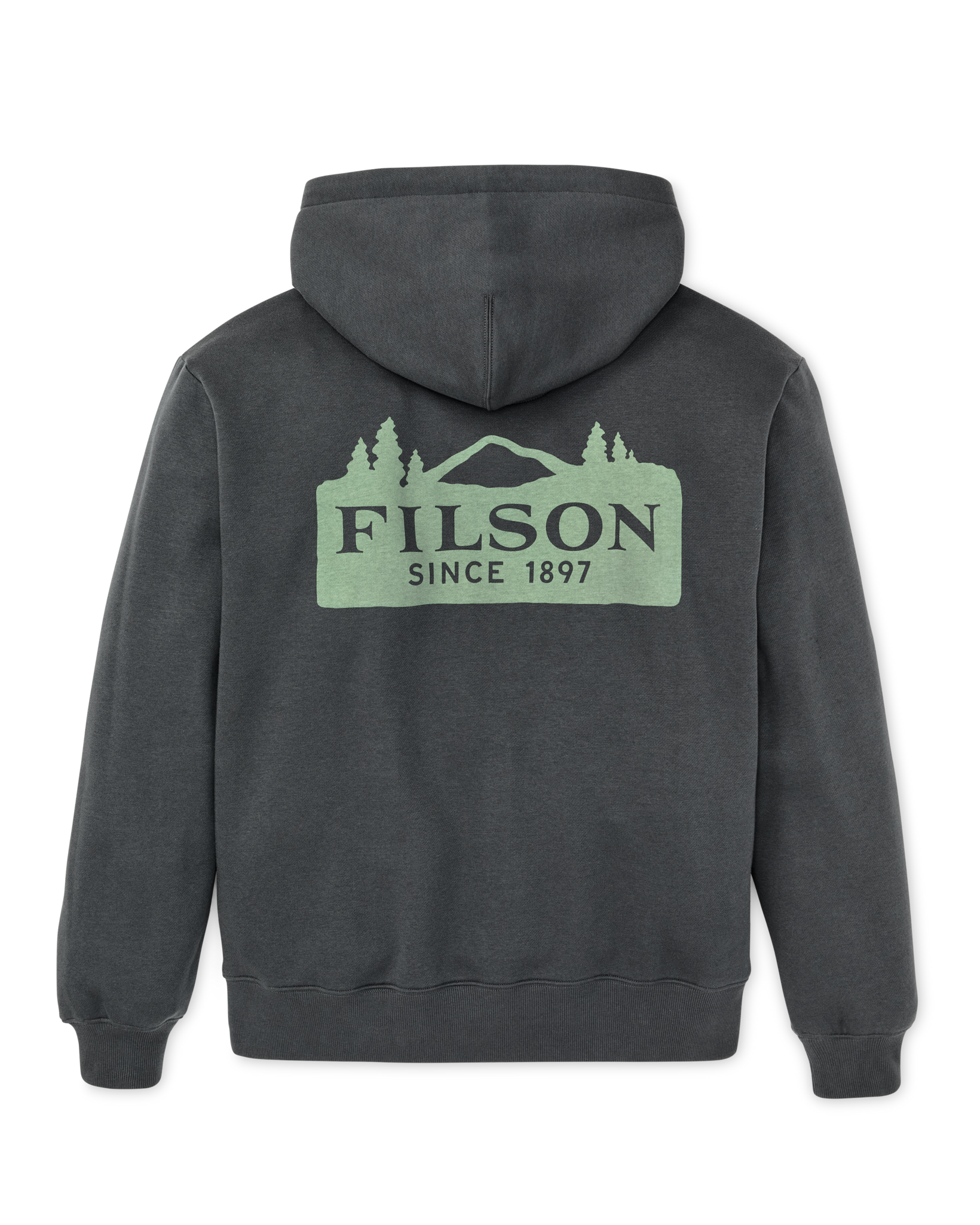 Scenic Graphic Full-Zip Hoodie - Faded Black | Filson