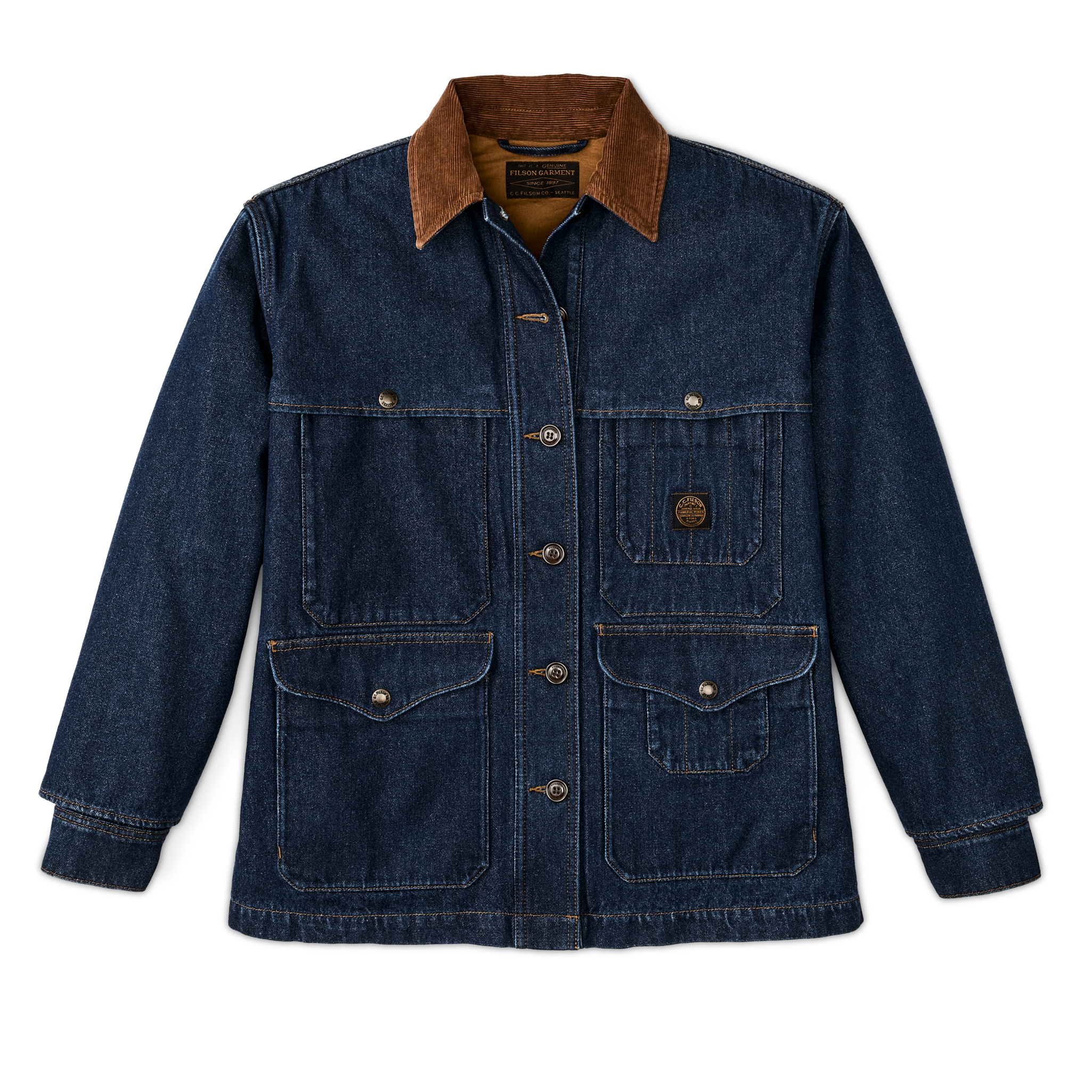 【CTHY】WOOL DENIM OVER COAT WOOL DENIM JACKET | CTHY