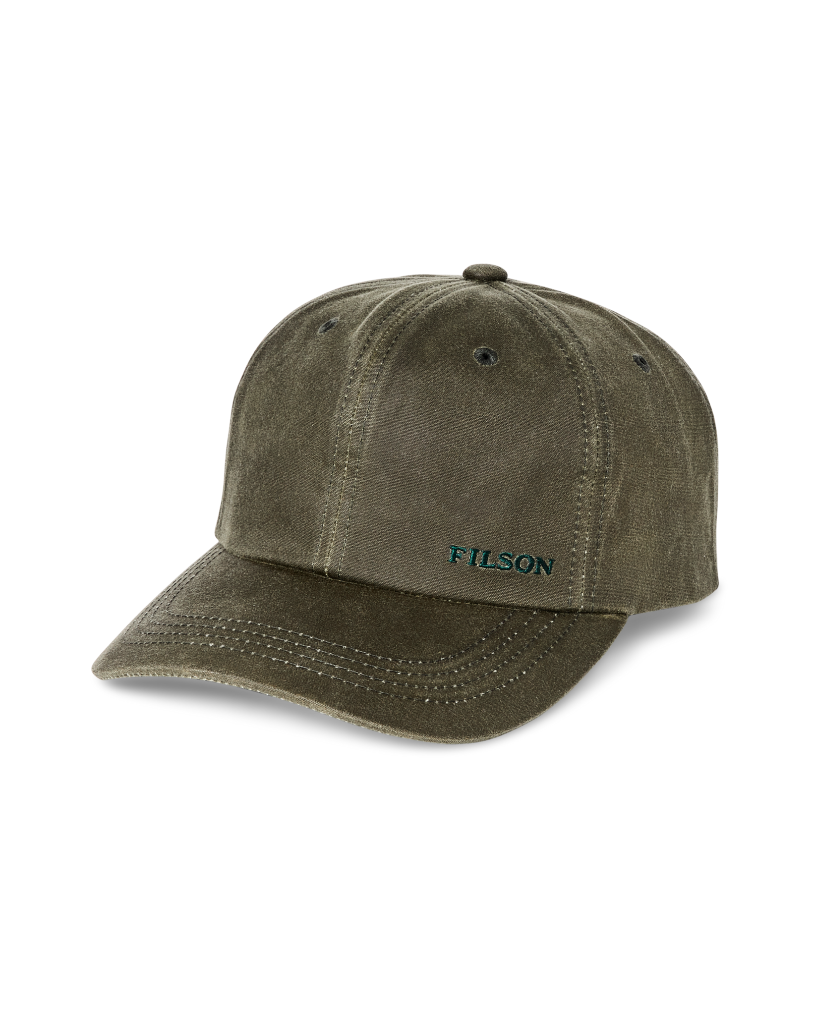 Waxed Low-Profile Logger Cap - Otter Green | Filson