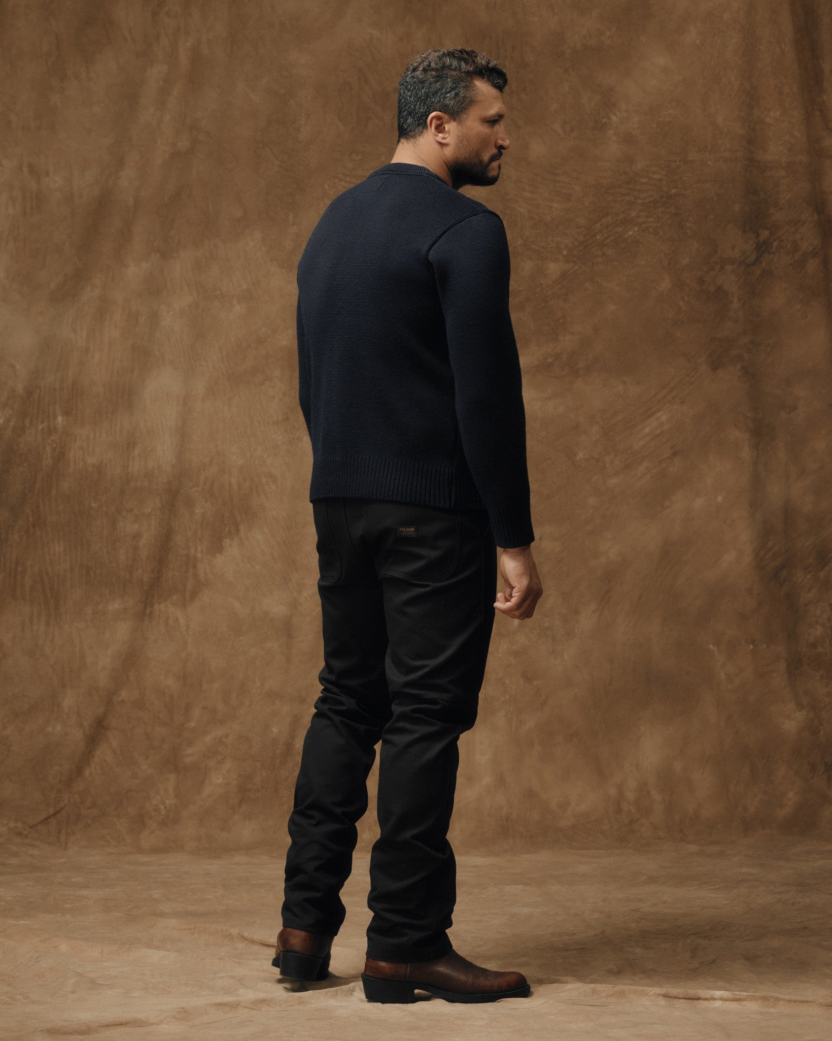 Samir is 6'2" wearing a size Medium