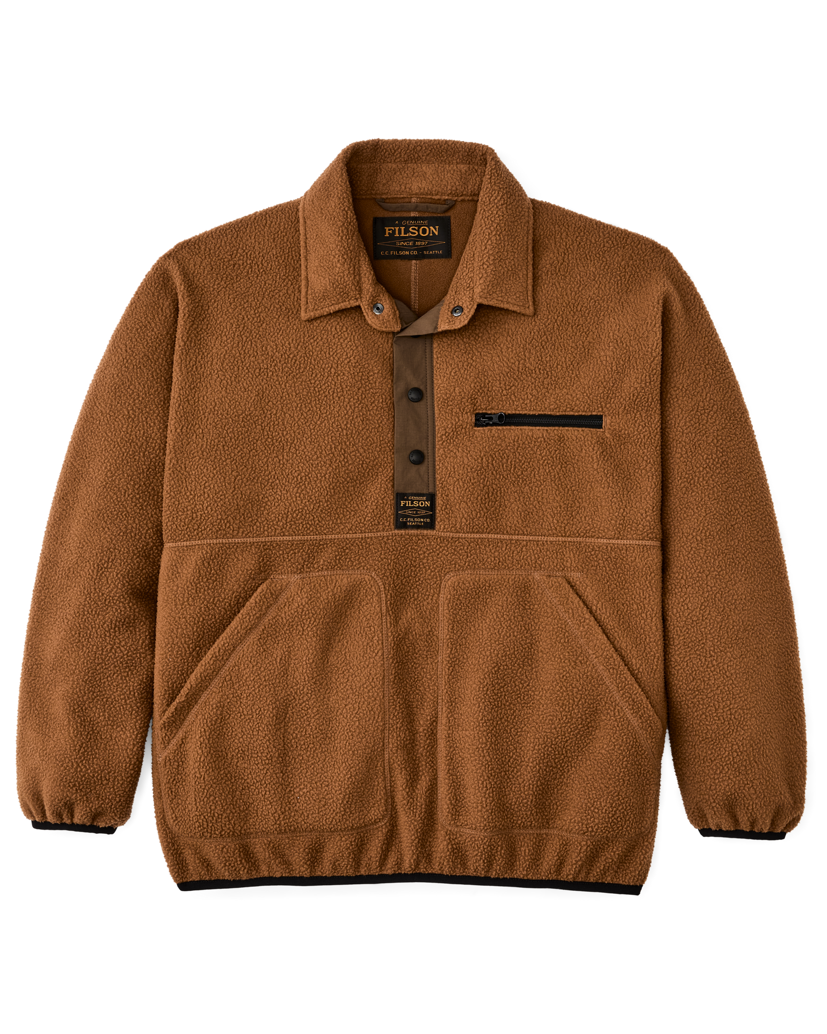 Pile Fleece Pullover - Whiskey | Filson