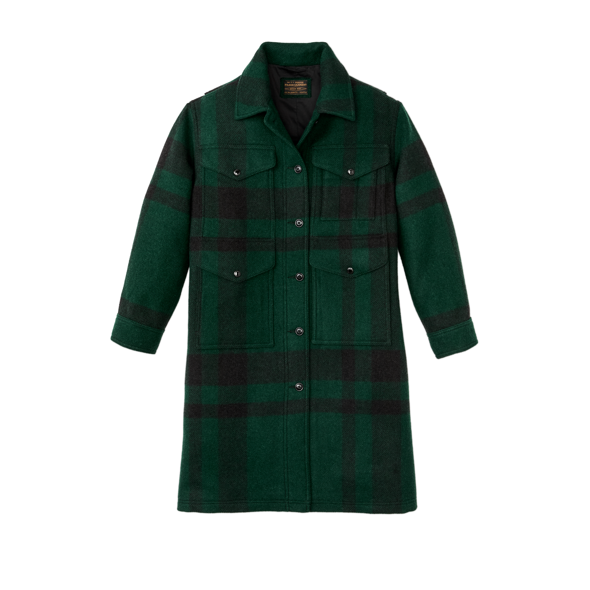 Women's Wool Long Cruiser Coat | Filson