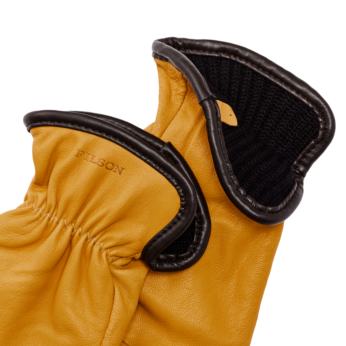 Alternate view of the Filson Original Lined Goatskin Gloves - Tan