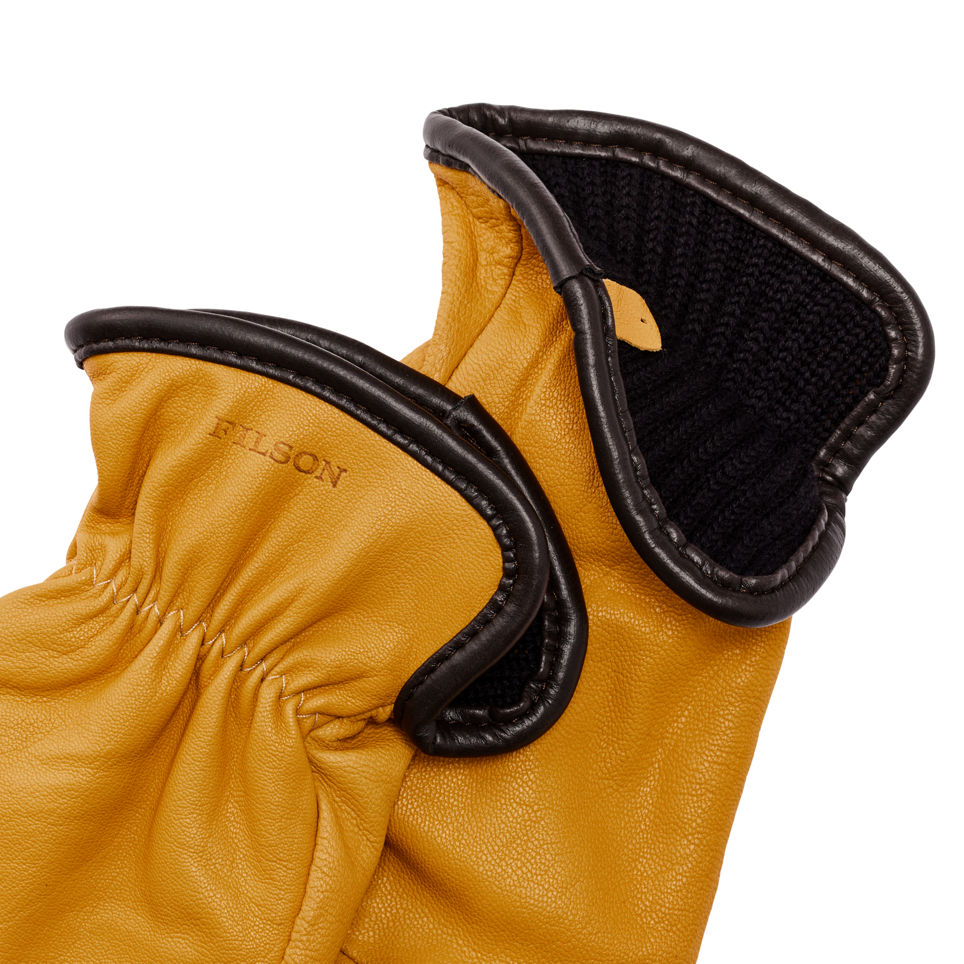 Alternate view of the Filson Original Lined Goatskin Gloves - Tan