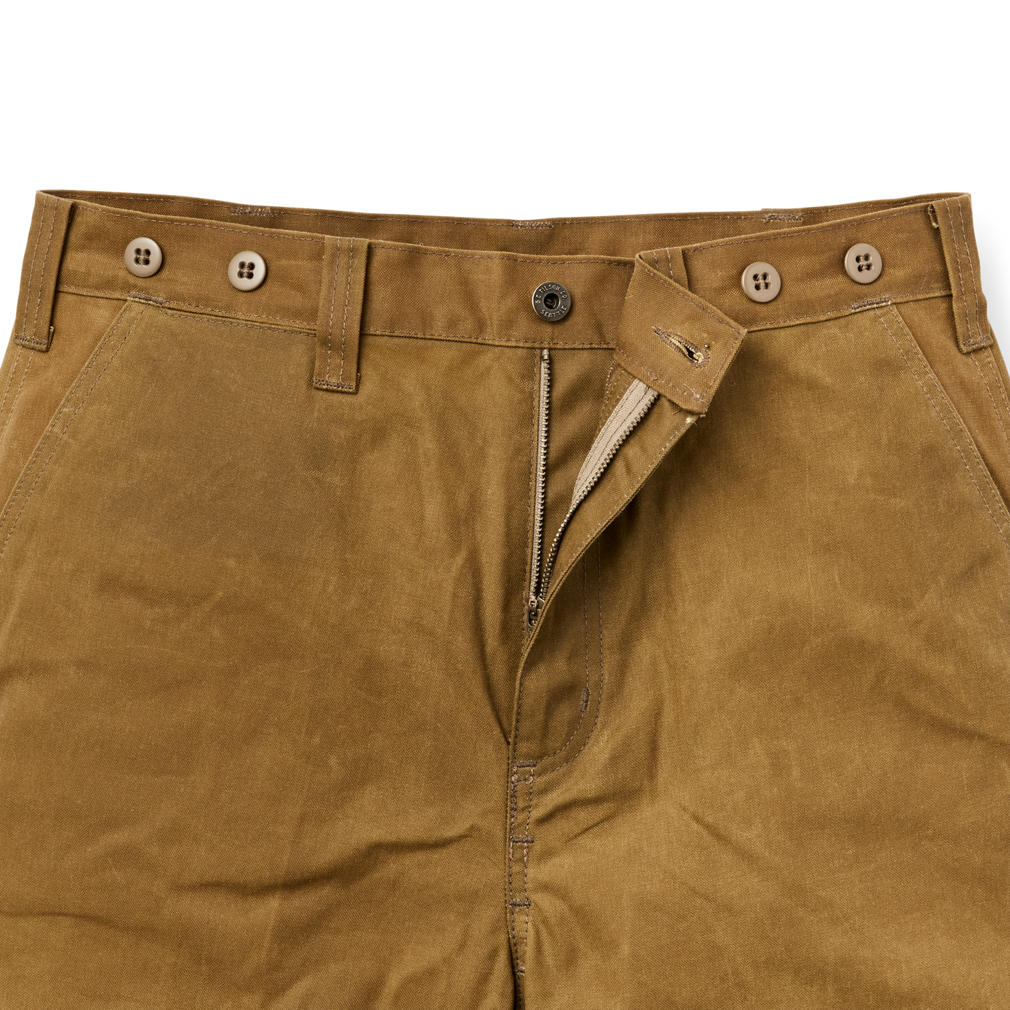 Alternate view of the Filson Oil Finish Single Tin Cloth Pants - Dark Tan