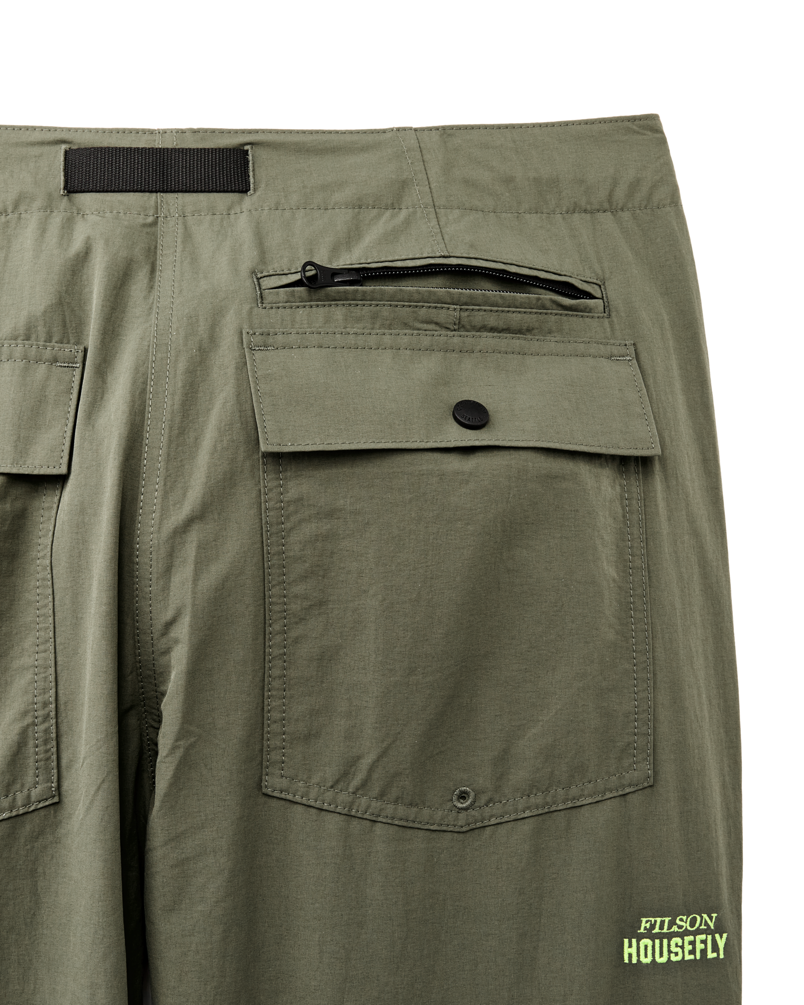 Alternate view of the Filson Filson X Housefly Quick-dry Pants - Mossy Rock