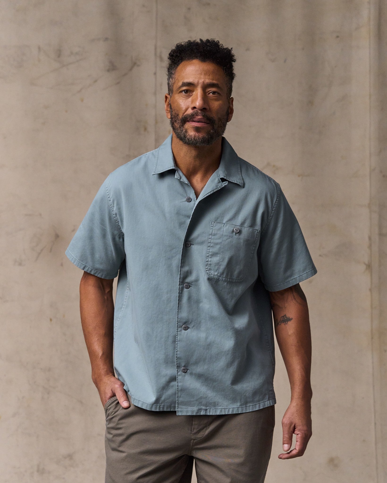 Short Sleeve 4.5-oz. Twill Shirt - Lead | Filson Short Sleeve 4.5-oz. Twill Shirt - Lead | Filson