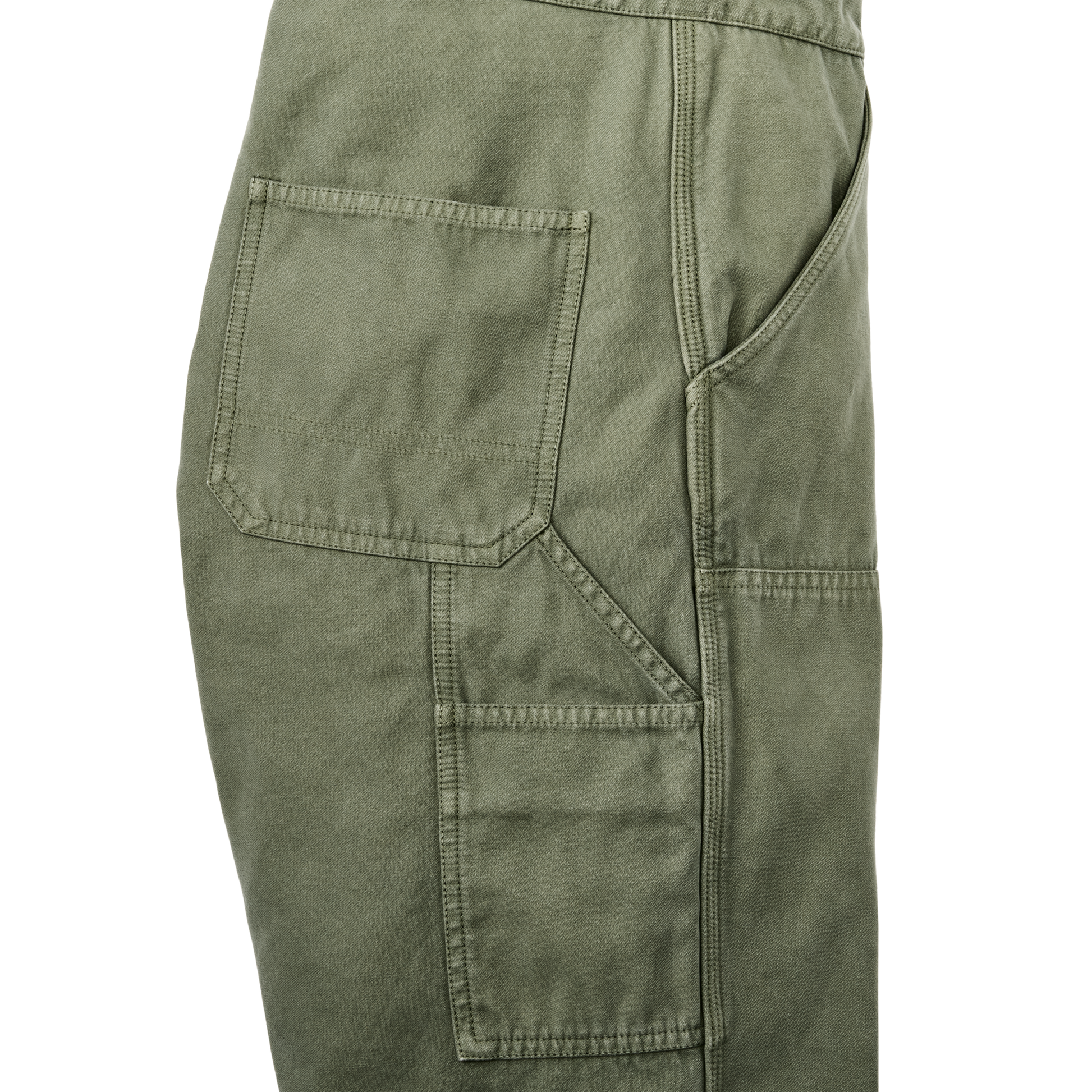 Alternate view of the Filson Women's Field Short Sleeve Coverall - Army Green