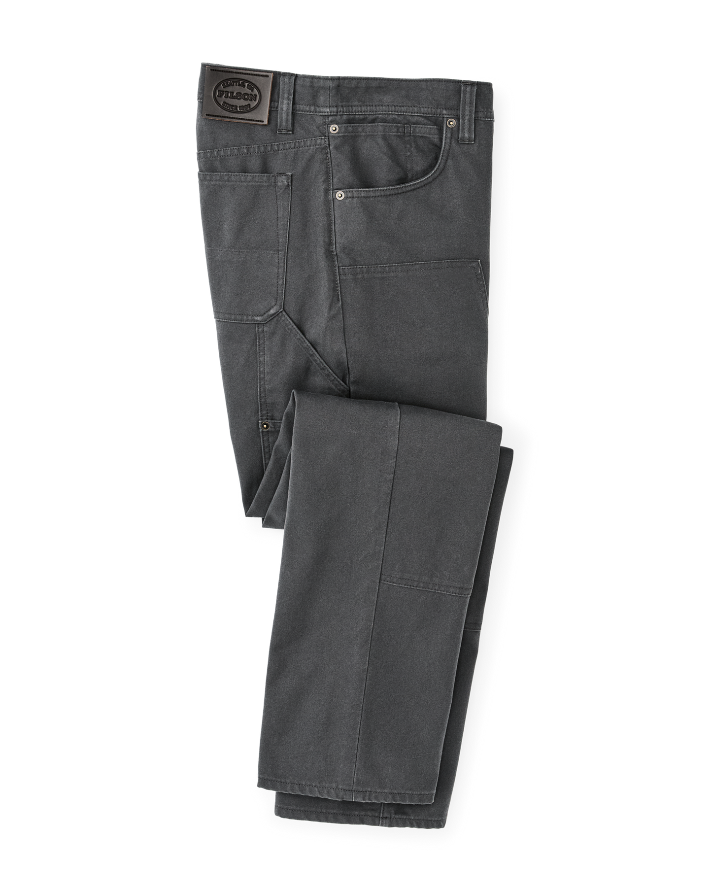 Alternate view of the Filson Dry Tin Double Front Pants - Raven