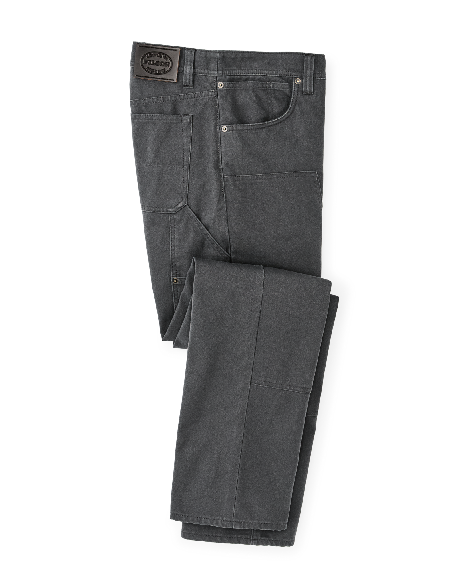 Alternate view of the Filson Dry Tin Double Front Pants - Raven