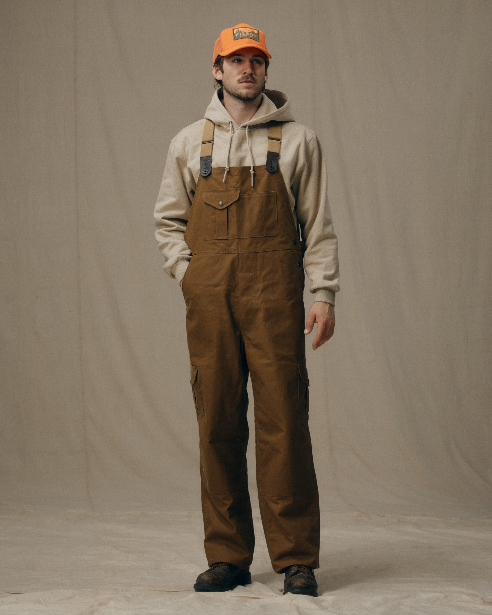 Oil Finish Double Tin Cloth Bibs Filson