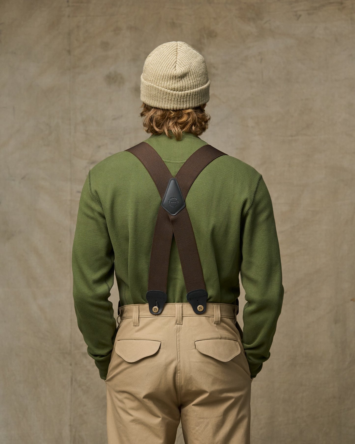 Filson Logger Suspenders - Dark Brown