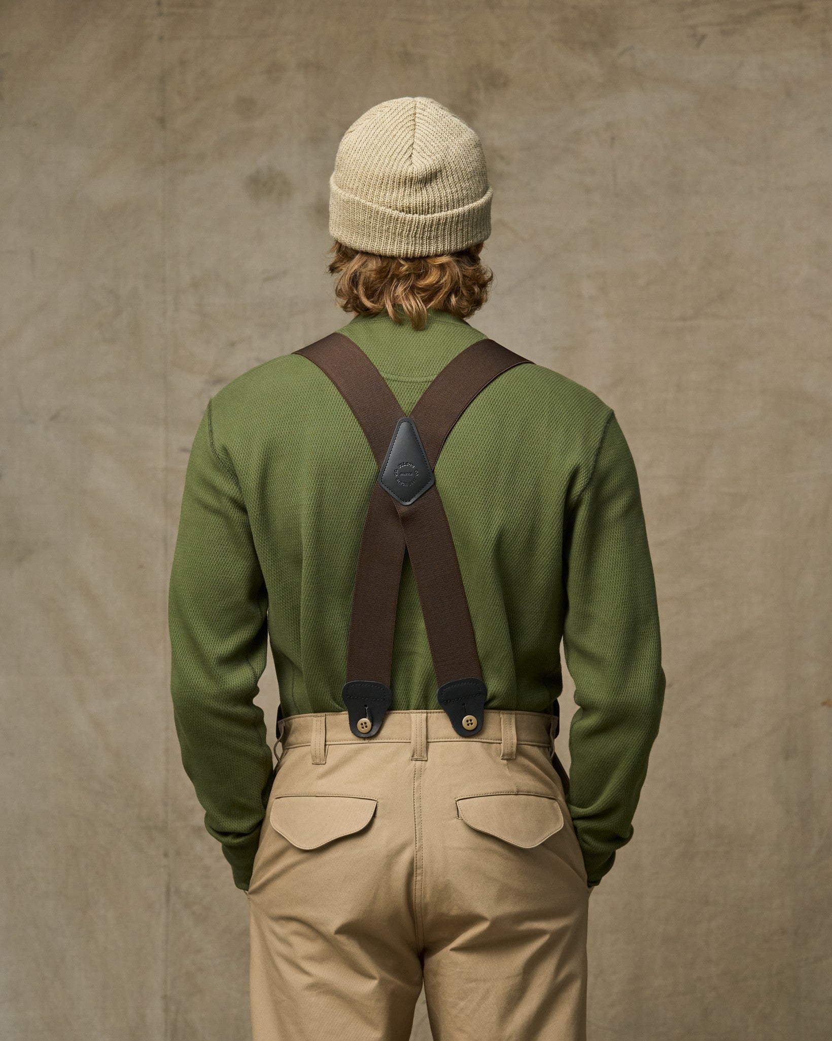 Filson Logger Suspenders - Dark Brown