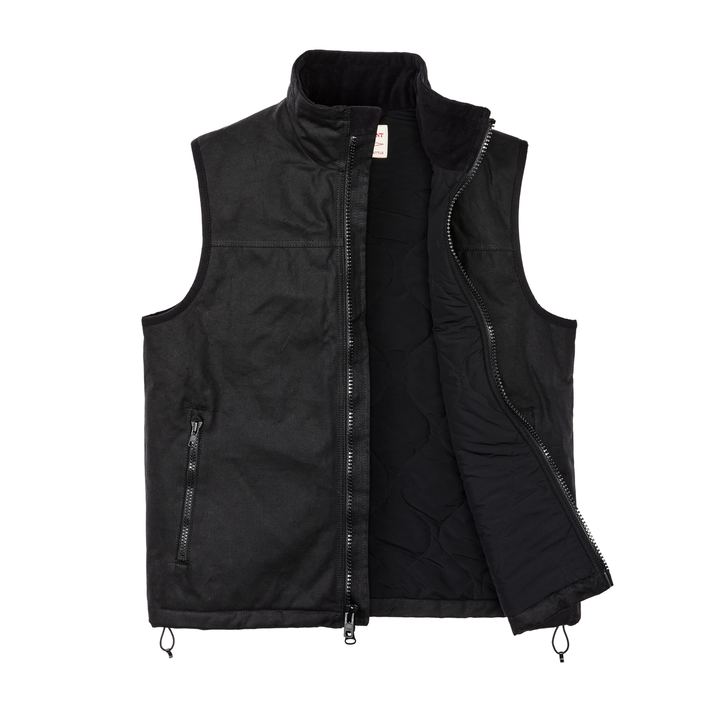 Alternate view of the Filson Tin Cloth Primaloft® Vest - Black