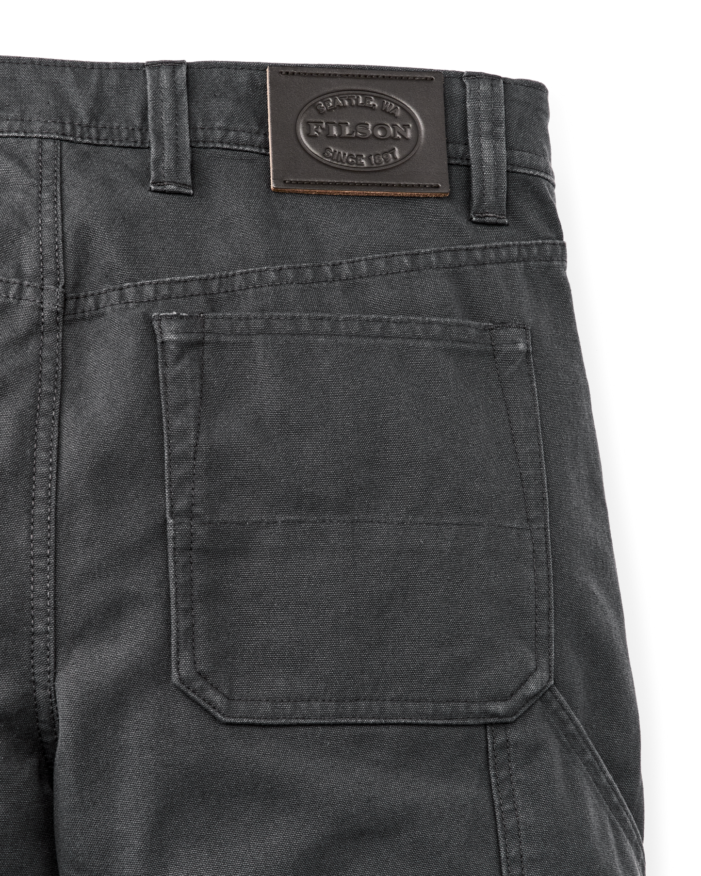 Alternate view of the Filson Dry Tin Double Front Pants - Raven