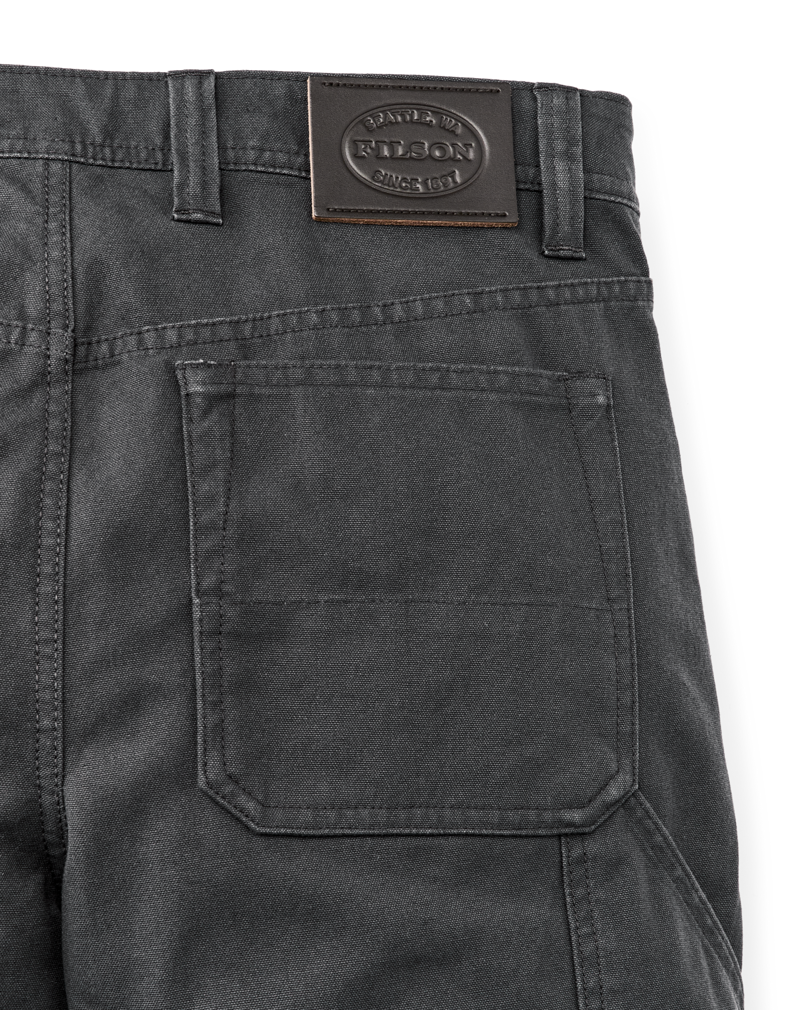 Alternate view of the Filson Dry Tin Double Front Pants - Raven