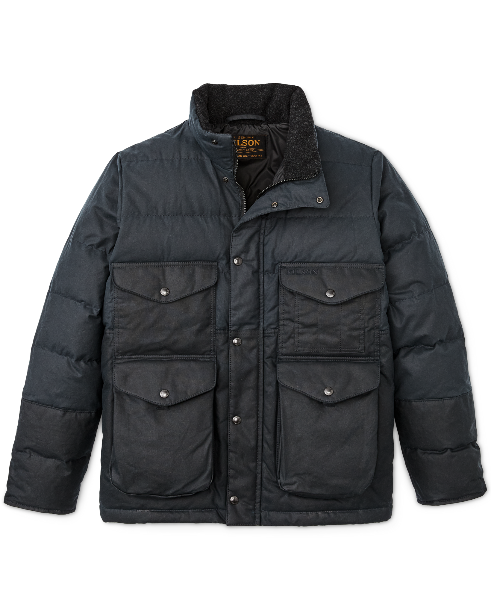 FILSON フィルソン オイルドジャケット ネイビー L Regular Down Cruiser Jacket - Harbor Blue | Filson