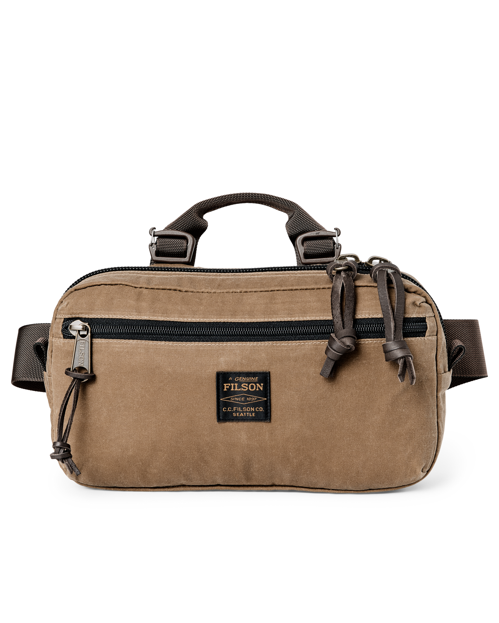 Trapper Creek Modular Waistpack - Dark Tan | Filson Trapper Creek Modular Waistpack - Dark Tan | Filson