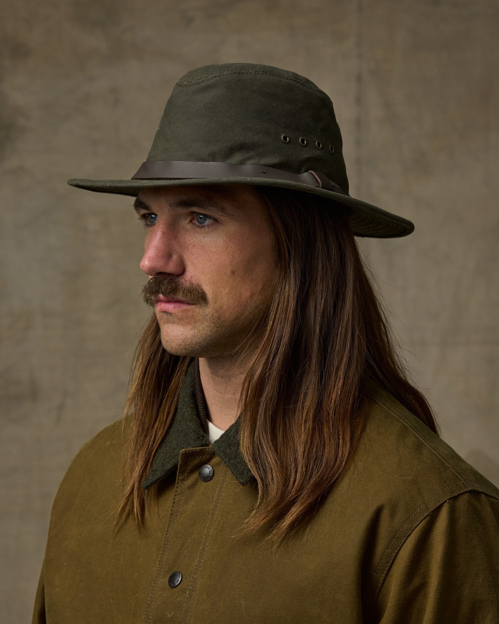 Tin Cloth Packer Hat - Otter Green