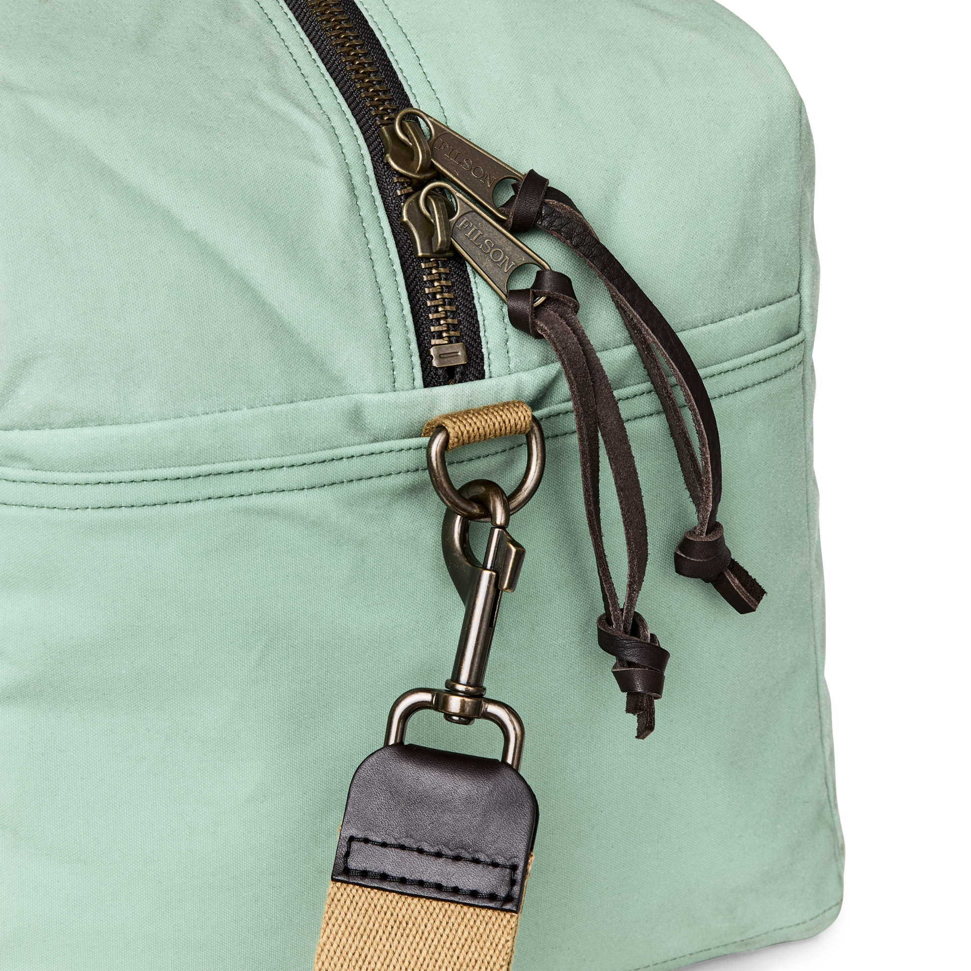 Medium Tin Cloth Duffle Bag - Granite Green