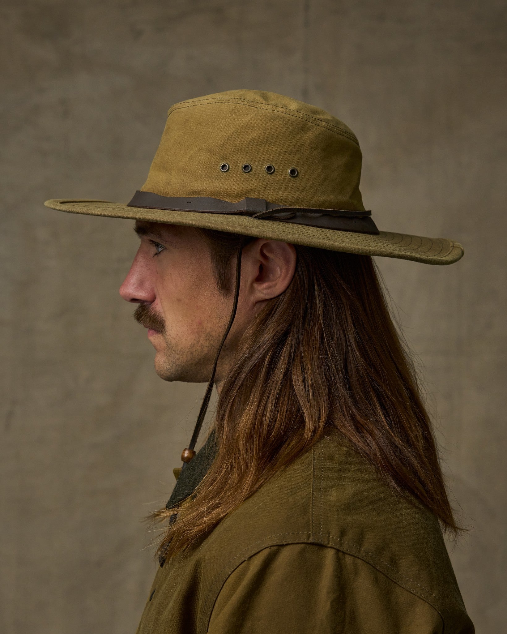 Tin Cloth Bush Hat - Dark Tan