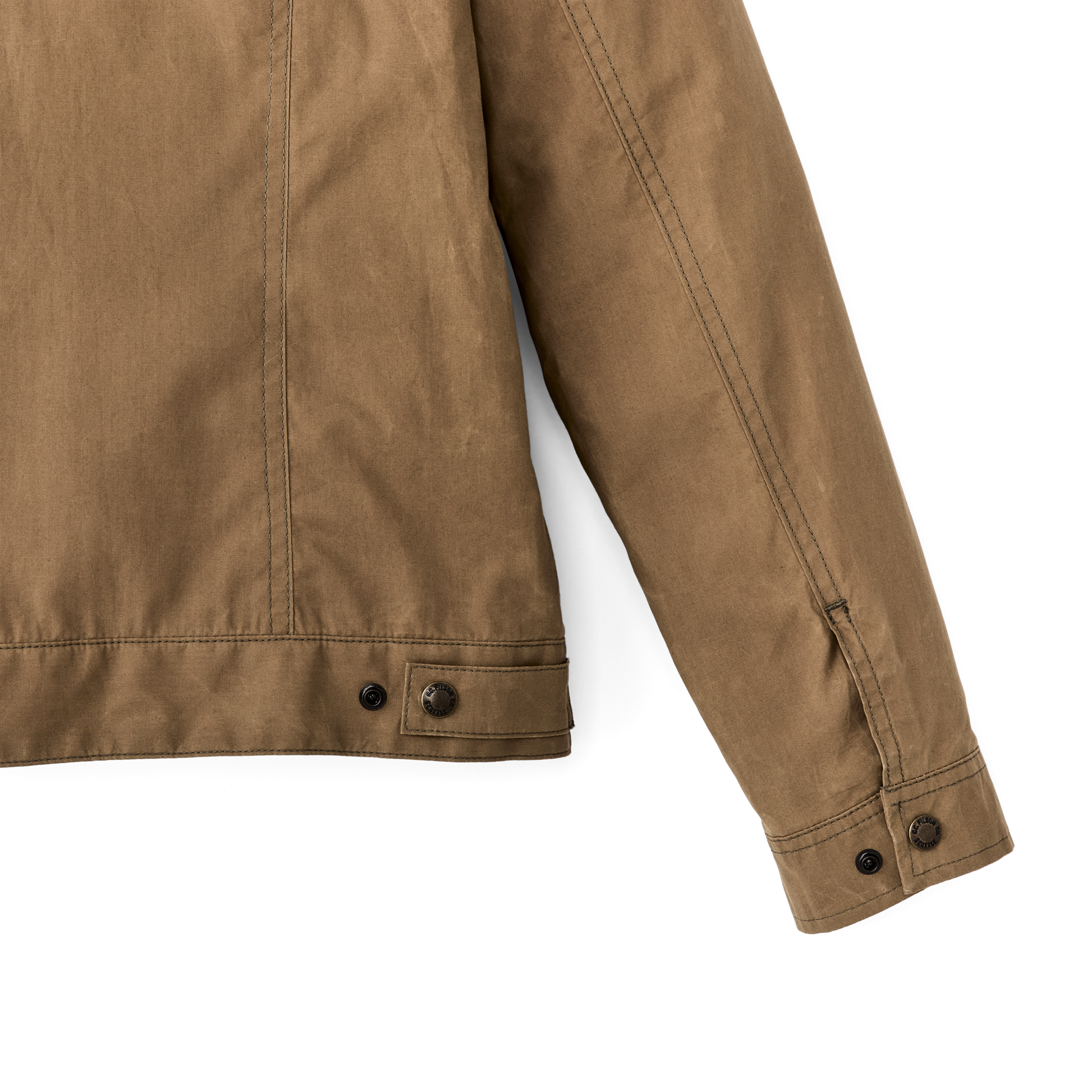Alternate view of the Filson Women's Ranger Short Lined Cruiser - Dark Beige