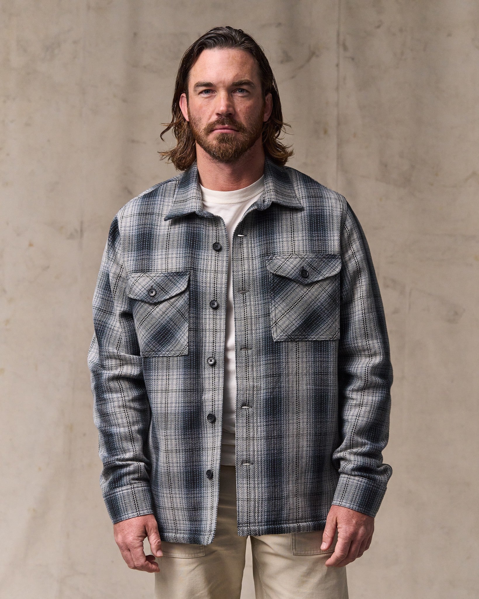 Deer Island Jac-Shirt - Slate / Gray Ombre | Filson