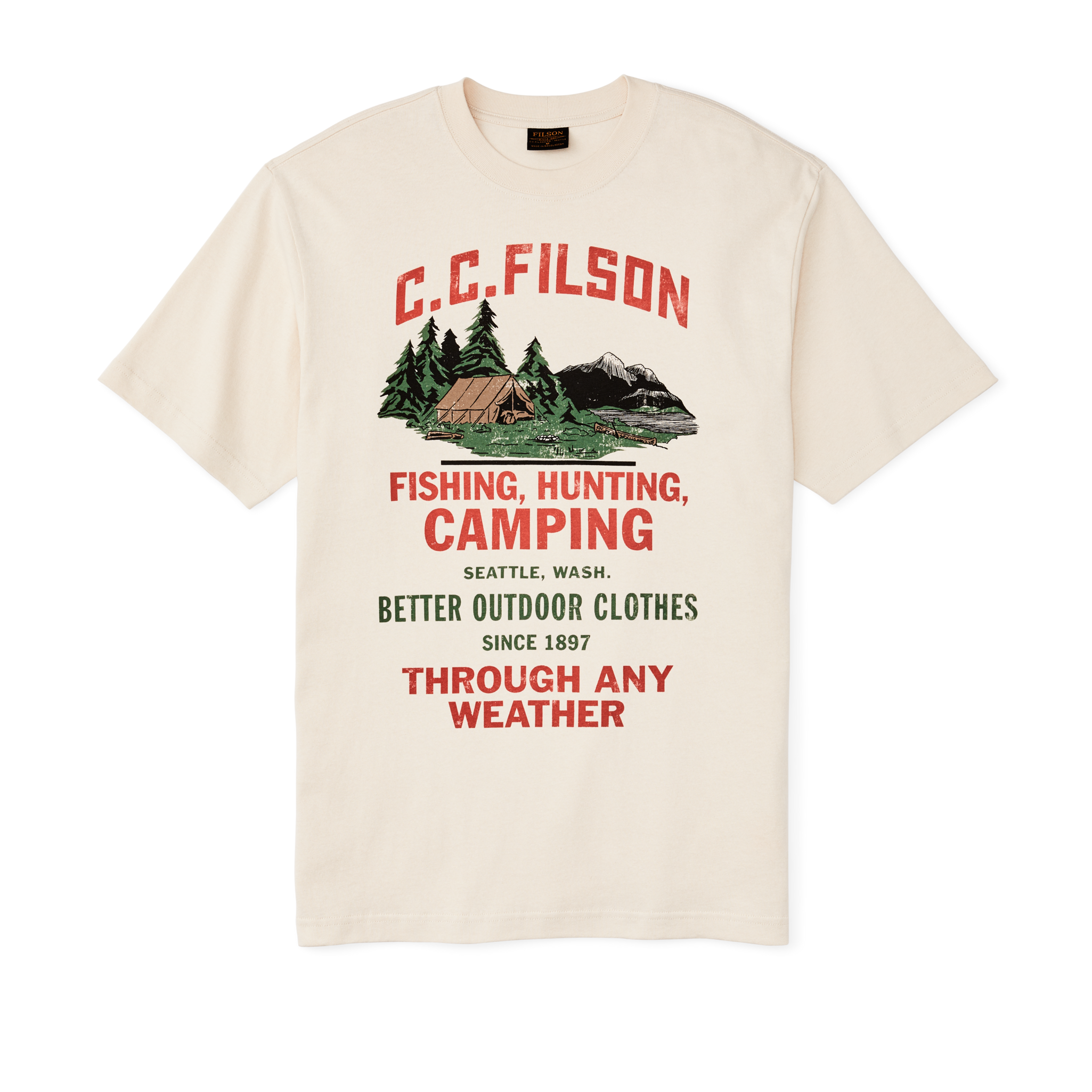 Tシャツ・カットソー FILSON FRONTIER - T-shirt with customised graphics Frontier Graphic T-shirt | Filson