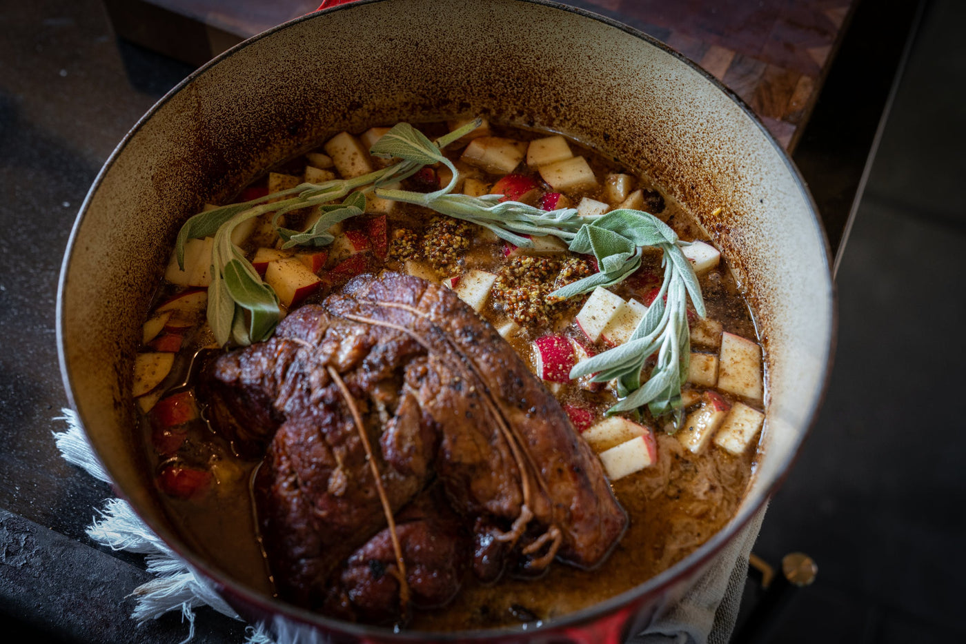 Filson Food: Apple Braised Pork