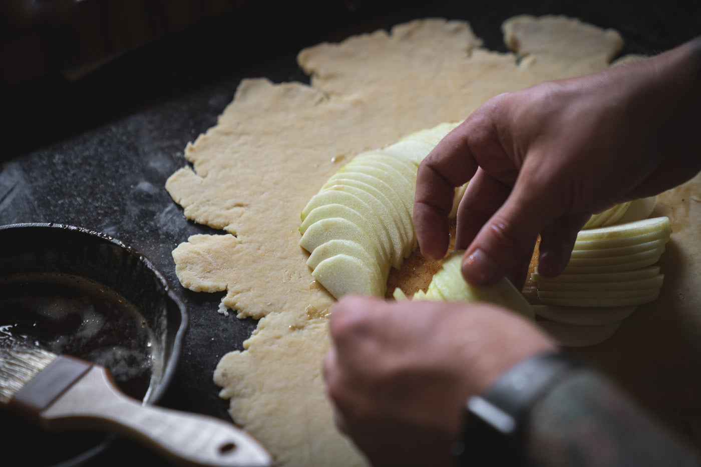 Filson Food: Apple Galette with Salted Bourbon Caramel