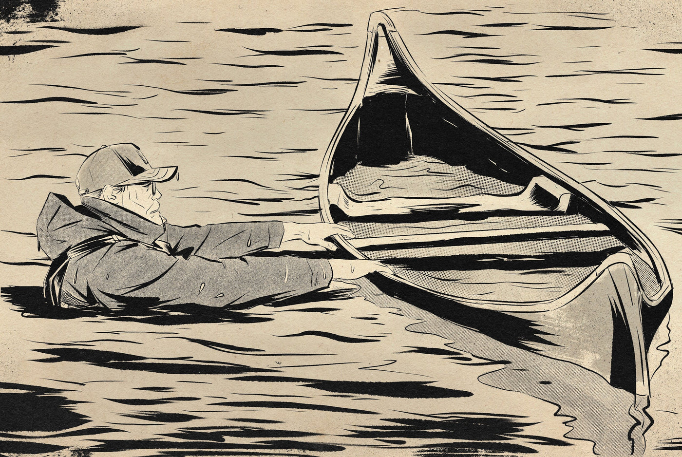 How to Prevent Disaster by Righting a Capsized Canoe