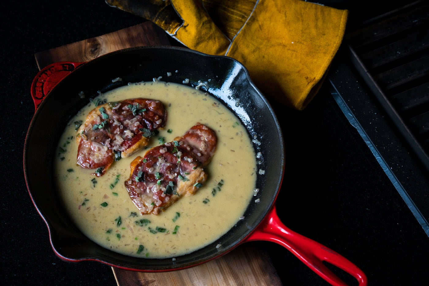 Filson Food: Pheasant Saltimbocca